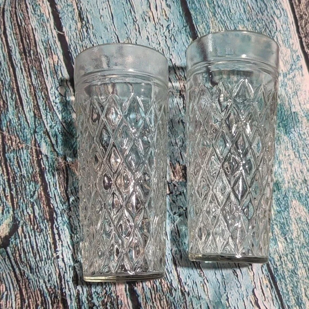 MCM Vintage Quilted Peanut‎ Butter / Jelly Jar Stamped 28 & 5 Mold